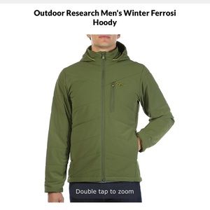 Outdoor research men’s hoodie army green NWT size L